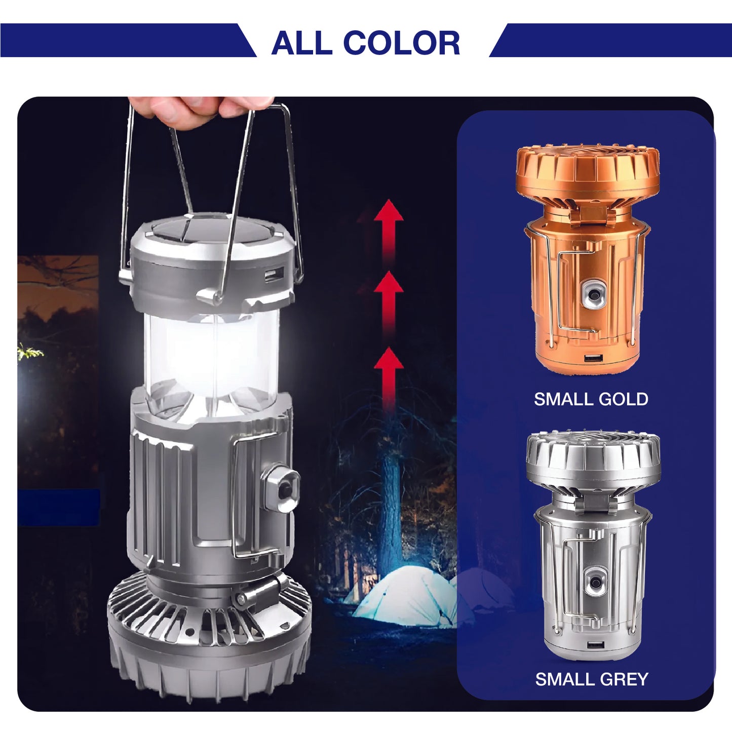Brightrek SolarFan Pro™ – Premium 3-in-1 Lantern, Fan & Power Bank